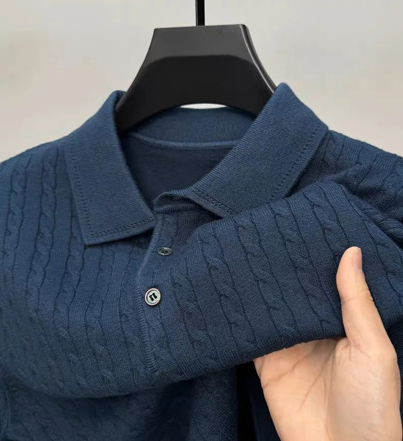 Knitted Viscose Polo