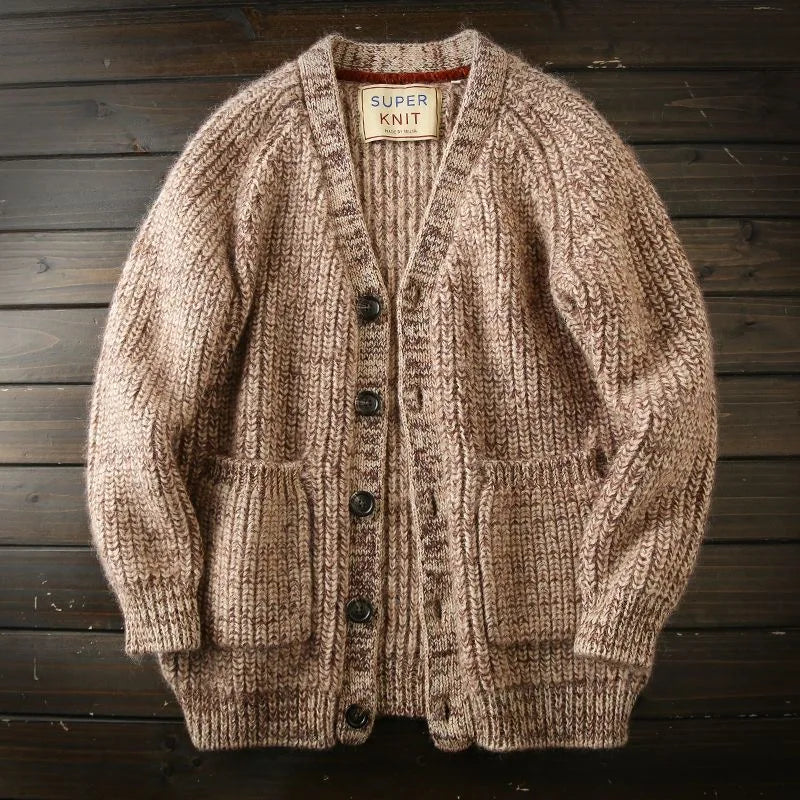 Vintage Men's Cardigan Sweater