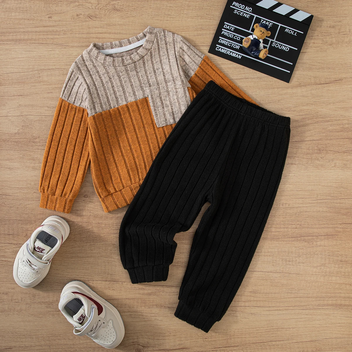 Knit Vintage Two-Piece Set