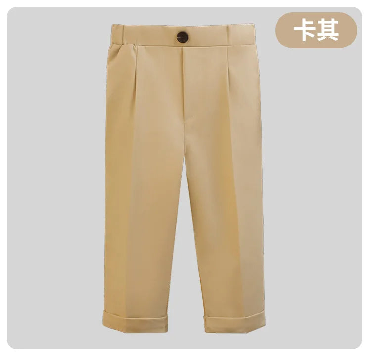 New Children Boys Suit Pants