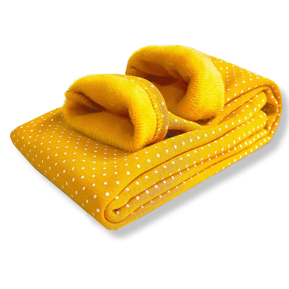 Sweet Leggings Girls Dot Velvet Pants