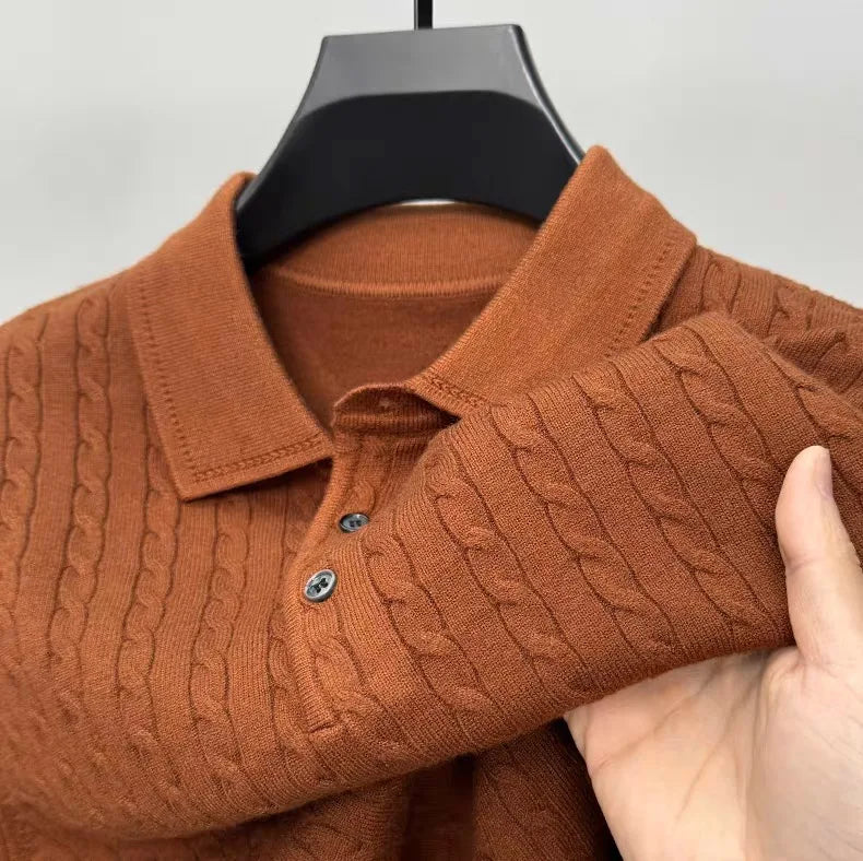 Knitted Viscose Polo