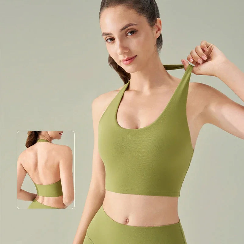 Women's Yoga Sports Halter Bra