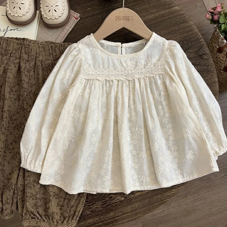 Mori Doll Blouse +Floral Bloomers
