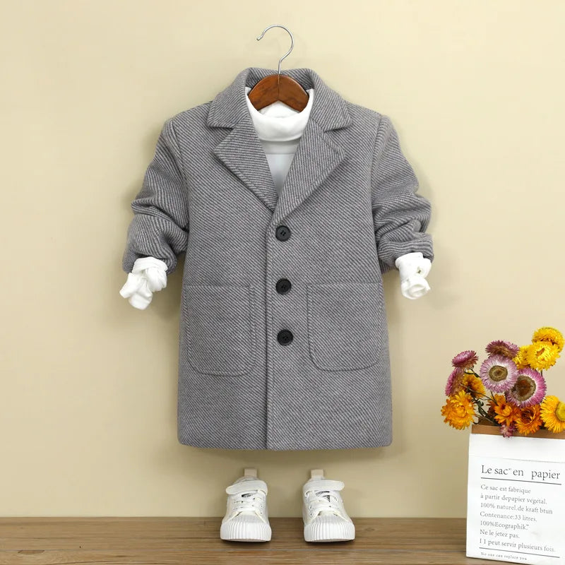 Boy's Woolen Coat