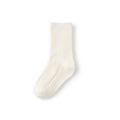 Solid Color Children's Casual Socks Ribbed Boys Girls