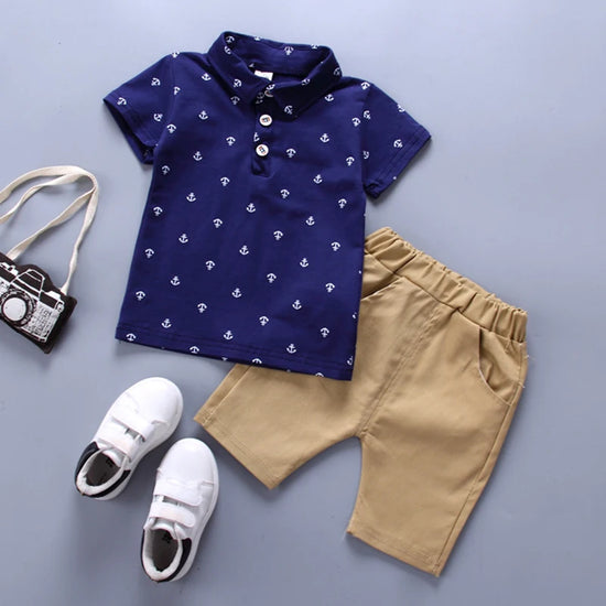 Summer Boys Clothes Suit Kids T-Shirt