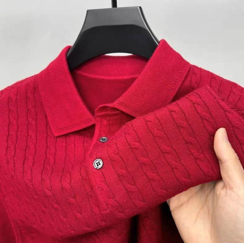 Knitted Viscose Polo