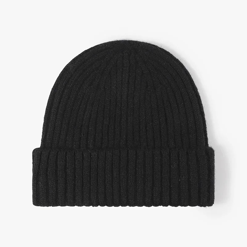 Thick Wool Beanie Hat