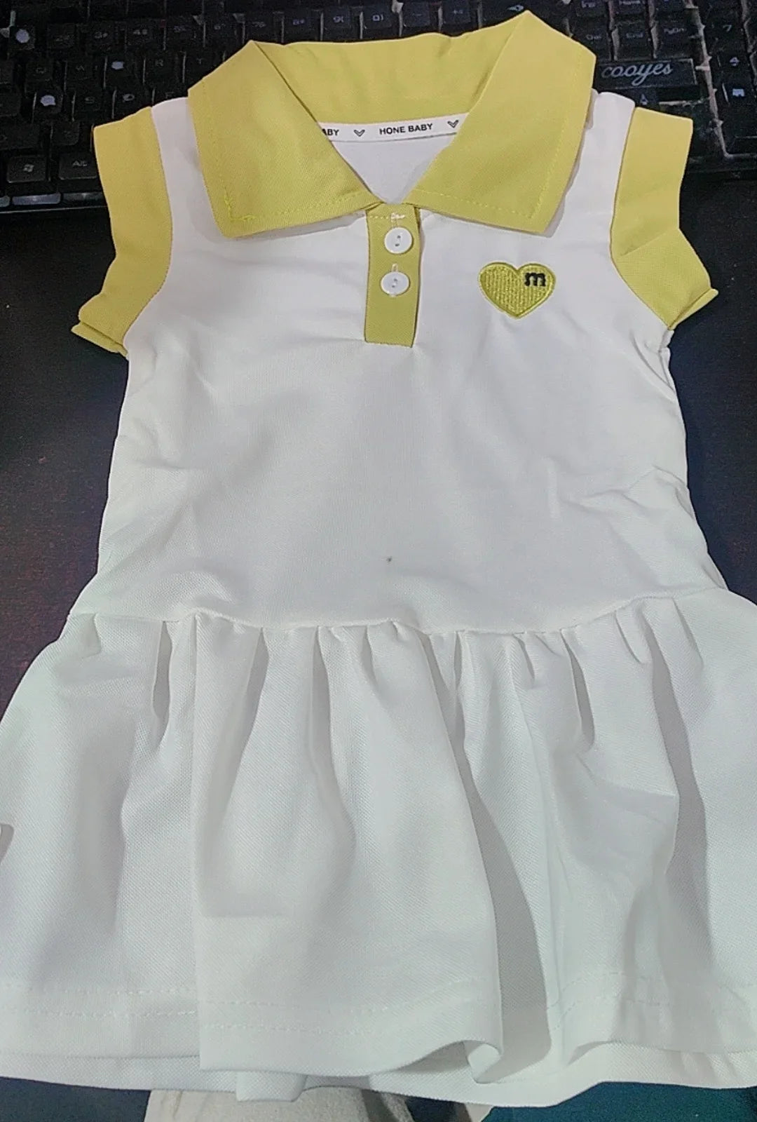 Dress Spring Summer Turn-Down Collar Kids