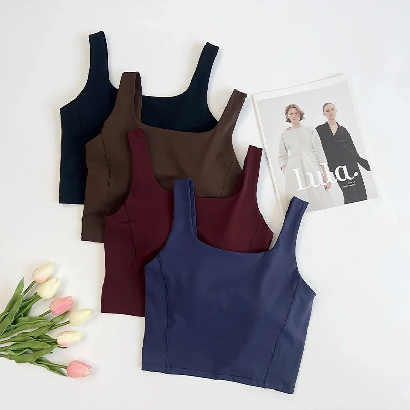 Fixed Pad Sports Bra Yoga Bra